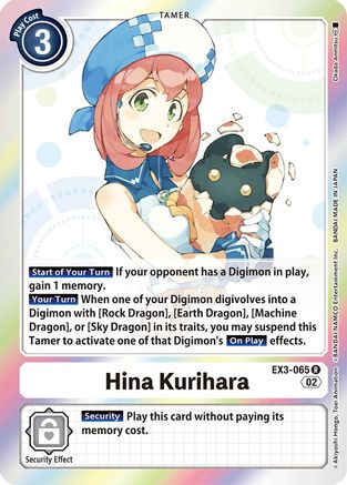 Hina Kurihara [EX3-065] [Draconic Roar] - Trinity Hobby