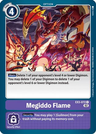 Megiddo Flame [EX3-072] [Draconic Roar] - Trinity Hobby