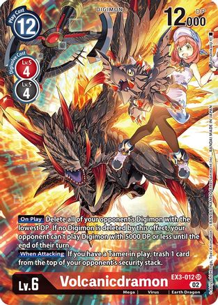 Volcanicdramon [EX3-012] (Alternate Art) [Draconic Roar] - Trinity Hobby