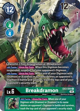 Breakdramon [EX3-044] (Alternate Art) [Draconic Roar] - Trinity Hobby