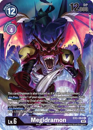 Megidramon [EX3-064] (Alternate Art) [Draconic Roar] - Trinity Hobby