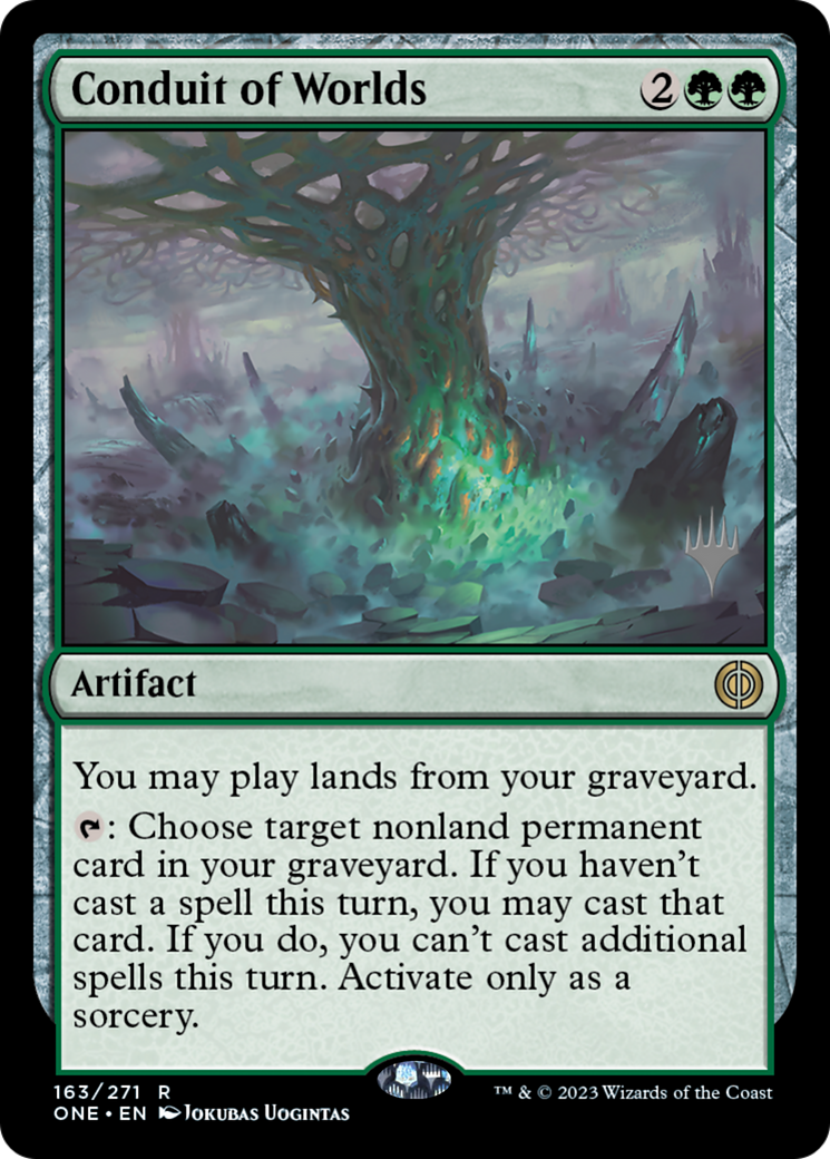Conduit of Worlds (Promo Pack) [Phyrexia: All Will Be One Promos] - Trinity Hobby