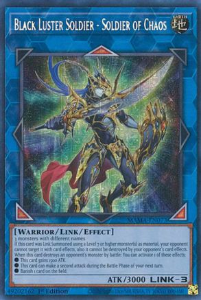 Black Luster Soldier - Soldier of Chaos [MAMA-EN073] Secret Pharaoh's Rare - Trinity Hobby