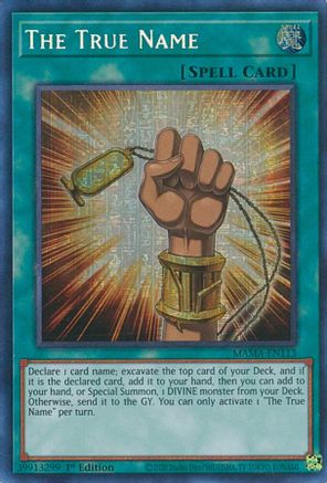 The True Name [MAMA-EN113] Secret Pharaoh's Rare - Trinity Hobby