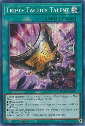 Triple Tactics Talent [MAMA-EN090] Secret Pharaoh's Rare - Trinity Hobby