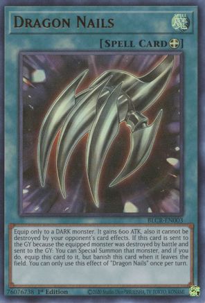 Dragon Nails [BLCR-EN003] Ultra Rare - Trinity Hobby