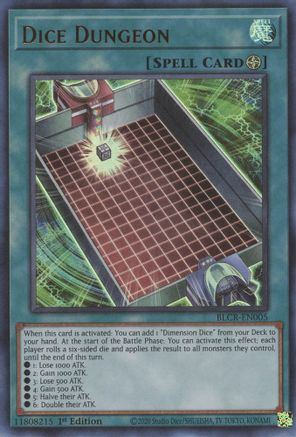 Dice Dungeon [BLCR-EN005] Ultra Rare - Trinity Hobby