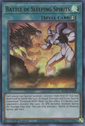 Battle of Sleeping Spirits [BLCR-EN009] Ultra Rare - Trinity Hobby