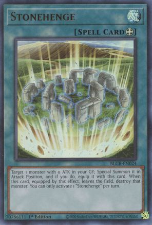 Stonehenge [BLCR-EN024] Ultra Rare - Trinity Hobby