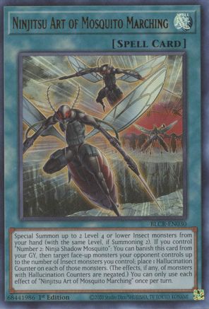Ninjitsu Art of Mosquito Marching [BLCR-EN030] Ultra Rare - Trinity Hobby
