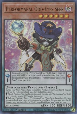 Performapal Odd-Eyes Seer [BLCR-EN031] Ultra Rare - Trinity Hobby