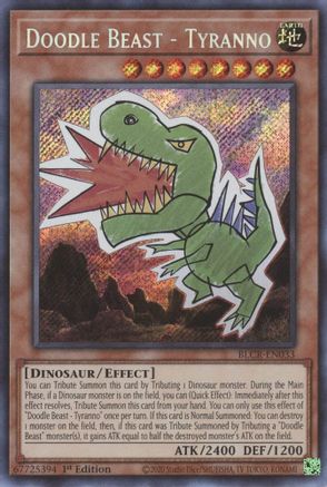 Doodle Beast - Tyranno [BLCR-EN033] Secret Rare - Trinity Hobby