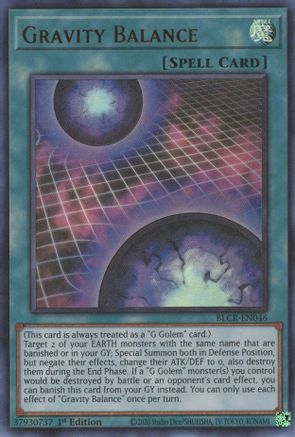 Gravity Balance [BLCR-EN046] Ultra Rare - Trinity Hobby