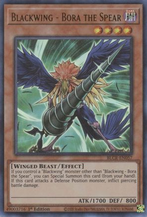 Blackwing - Bora the Spear [BLCR-EN057] Ultra Rare - Trinity Hobby