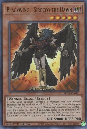Blackwing - Sirocco the Dawn [BLCR-EN058] Ultra Rare - Trinity Hobby