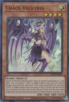 Chaos Valkyria [BLCR-EN072] Ultra Rare - Trinity Hobby