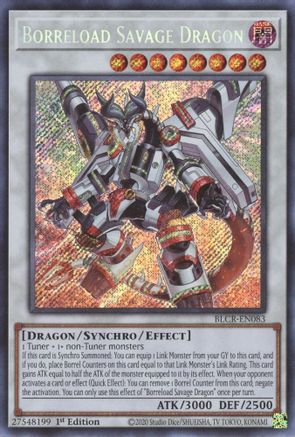 Borreload Savage Dragon [BLCR-EN083] Secret Rare - Trinity Hobby