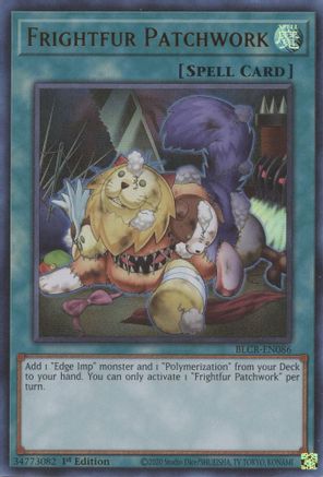 Frightfur Patchwork [BLCR-EN086] Ultra Rare - Trinity Hobby