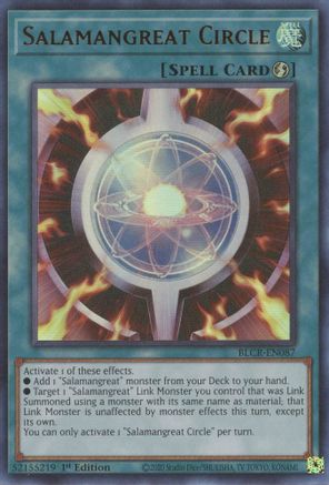 Salamangreat Circle [BLCR-EN087] Ultra Rare - Trinity Hobby