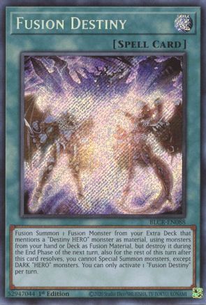 Fusion Destiny [BLCR-EN088] Secret Rare - Trinity Hobby