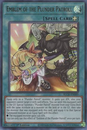 Emblem of the Plunder Patroll [BLCR-EN089] Ultra Rare - Trinity Hobby