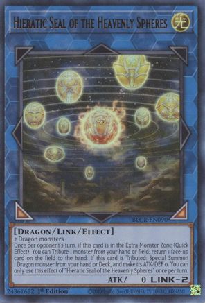 Hieratic Seal of the Heavenly Spheres [BLCR-EN090] Ultra Rare - Trinity Hobby