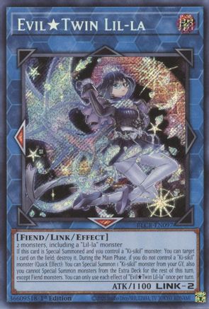 Evil Twin Lil-la [BLCR-EN097] Secret Rare - Trinity Hobby