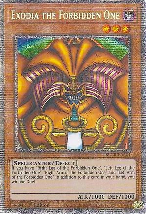 Exodia the Forbidden One [BLCR-EN101] Starlight Rare - Trinity Hobby