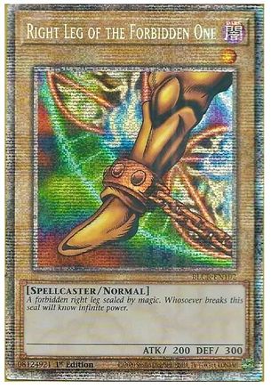 Right Leg of the Forbidden One [BLCR-EN102] Starlight Rare - Trinity Hobby