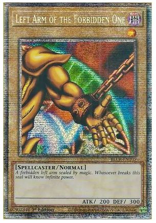 Left Arm of the Forbidden One [BLCR-EN105] Starlight Rare - Trinity Hobby