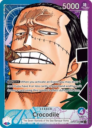 Crocodile (062) (Parallel) (OP01-062) - [Romance Dawn] Foil
