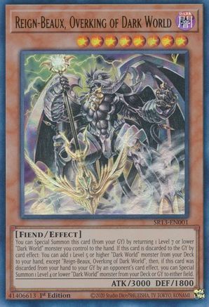 Reign-Beaux, Overking of Dark World [SR13-EN001] Ultra Rare - Trinity Hobby
