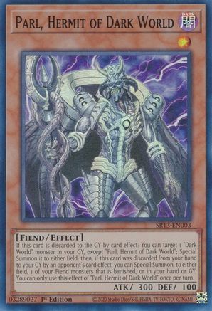 Parl, Hermit of Dark World [SR13-EN003] Super Rare - Trinity Hobby