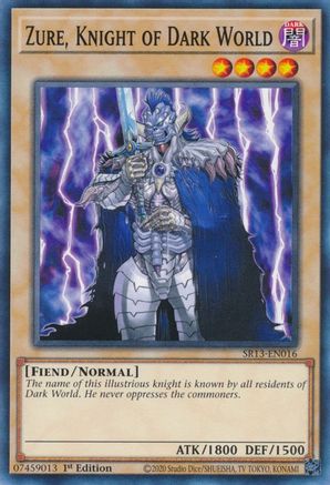 Zure, Knight of Dark World [SR13-EN016] Common - Trinity Hobby