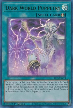 Dark World Puppetry [SR13-EN025] Ultra Rare - Trinity Hobby
