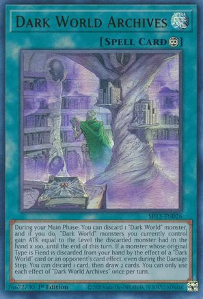 Dark World Archives [SR13-EN026] Ultra Rare - Trinity Hobby