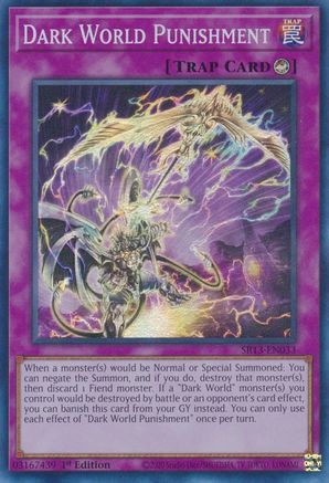 Dark World Punishment [SR13-EN033] Super Rare - Trinity Hobby