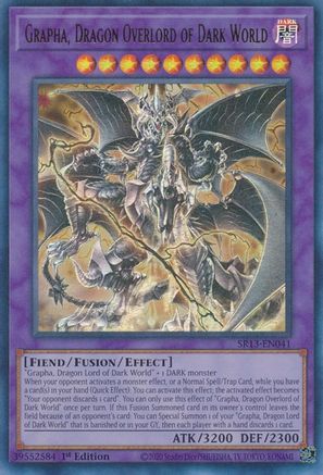 Grapha, Dragon Overlord of Dark World [SR13-EN041] Ultra Rare - Trinity Hobby