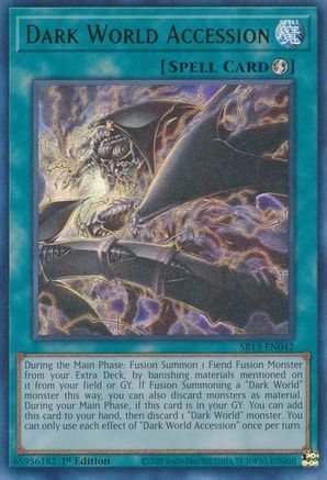 Dark World Accession [SR13-EN042] Ultra Rare - Trinity Hobby