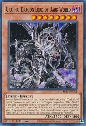 Grapha, Dragon Lord of Dark World [SR13-EN043] Common - Trinity Hobby