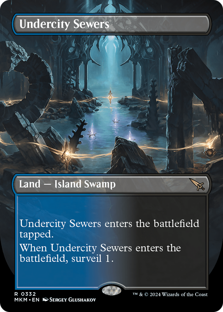 Undercity Sewers (Borderless) [Murders at Karlov Manor] - Trinity Hobby