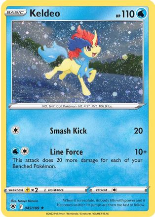 Keldeo (Cosmos Holo) - (045/189) Holofoil [Miscellaneous Cards & Products]