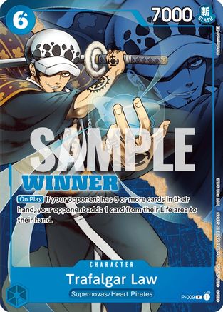 Trafalgar Law - P-009 (Winner Pack Vol. 1) (P-009) - [One Piece Promotion Cards] - Trinity Hobby