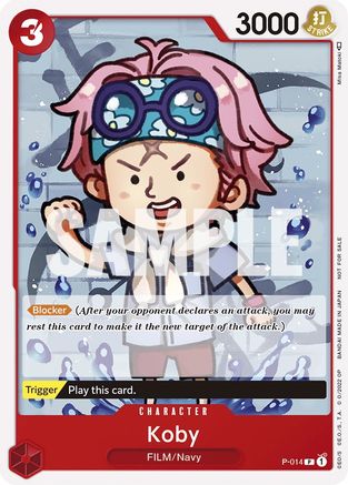 Koby (One Piece Film Red) (P-014) - [One Piece Promotion Cards] - Trinity Hobby