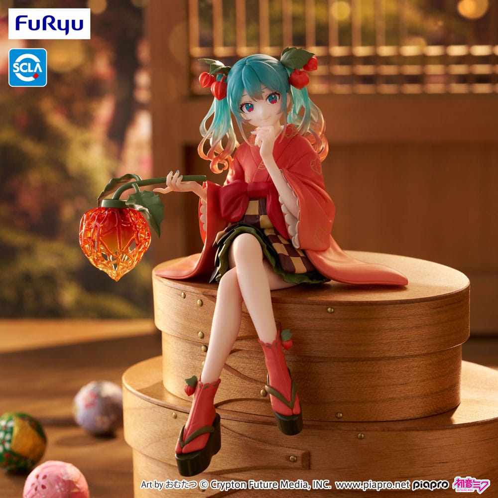 Hatsune Miku Noodle Stopper Figure -Flower Fairy Winter Cherry- - Trinity Hobby