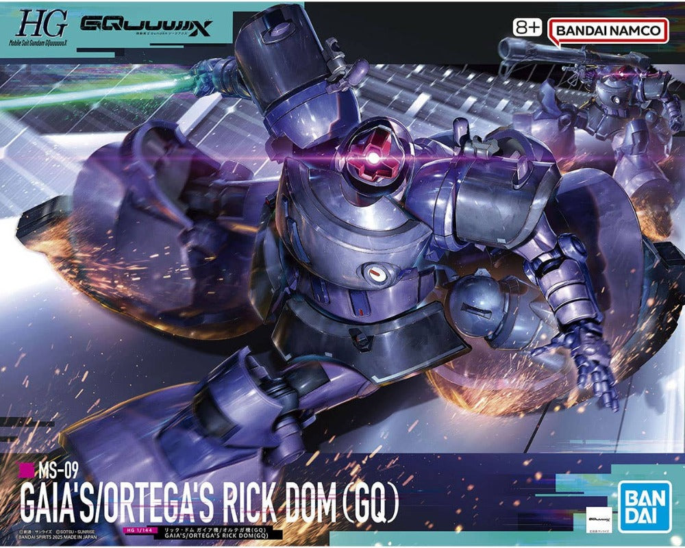 GQuuuuuuX HG 1/144 GAIA’S/ORTEGA’S RICK DOM (GQ)