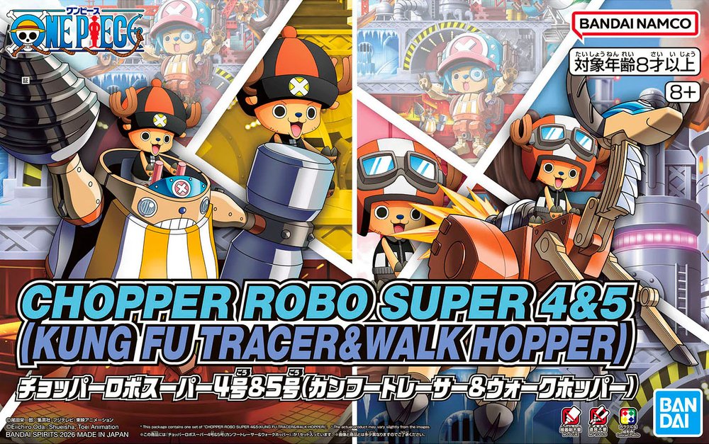 CHOPPER ROBO SUPER 4&5(KUNG FU TRACER&WALK HOPPER) - Trinity Hobby