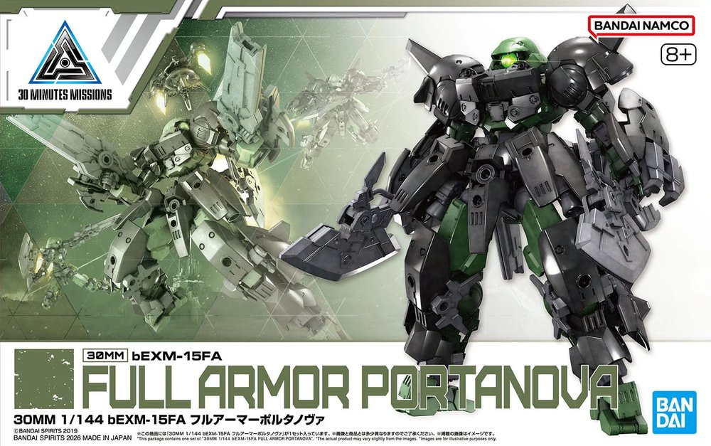 30MM 1/144 bEXM-15FA FULL ARMOR PORTANOVA
