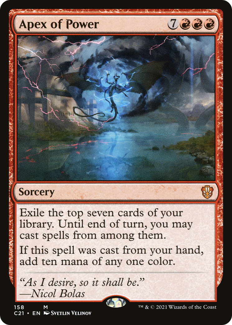 Apex of Power [Commander 2021] - Trinity Hobby