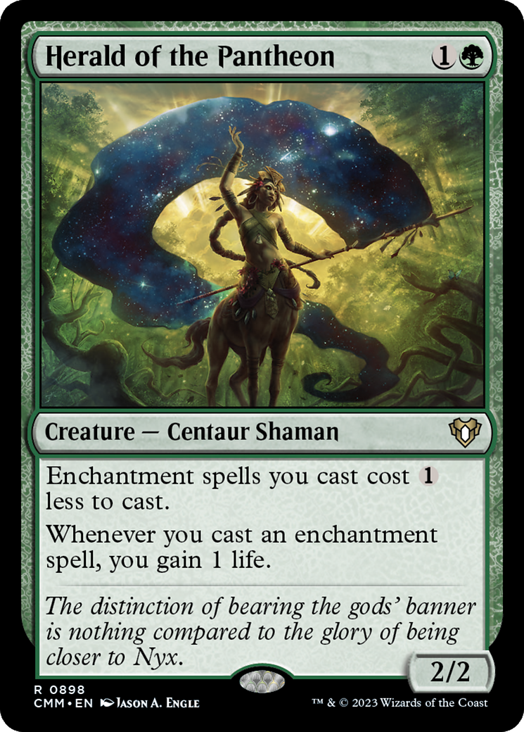Herald of the Pantheon [Commander Masters] - Trinity Hobby